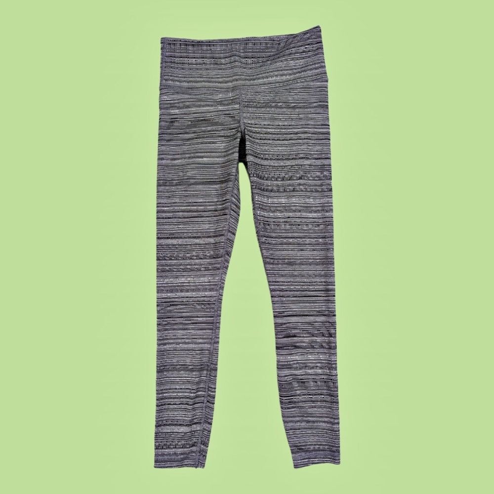 Athleta High Rise Jacquard‎ Chaturanga 7/8 Ankle Leggings Athleisure XS